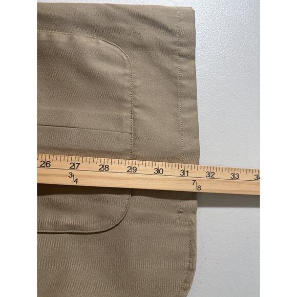 TravelSmith Coat Blazer Jacket Men's Size 42 Khaki Flap Pockets Aviation Utility - Picture 5 of 10